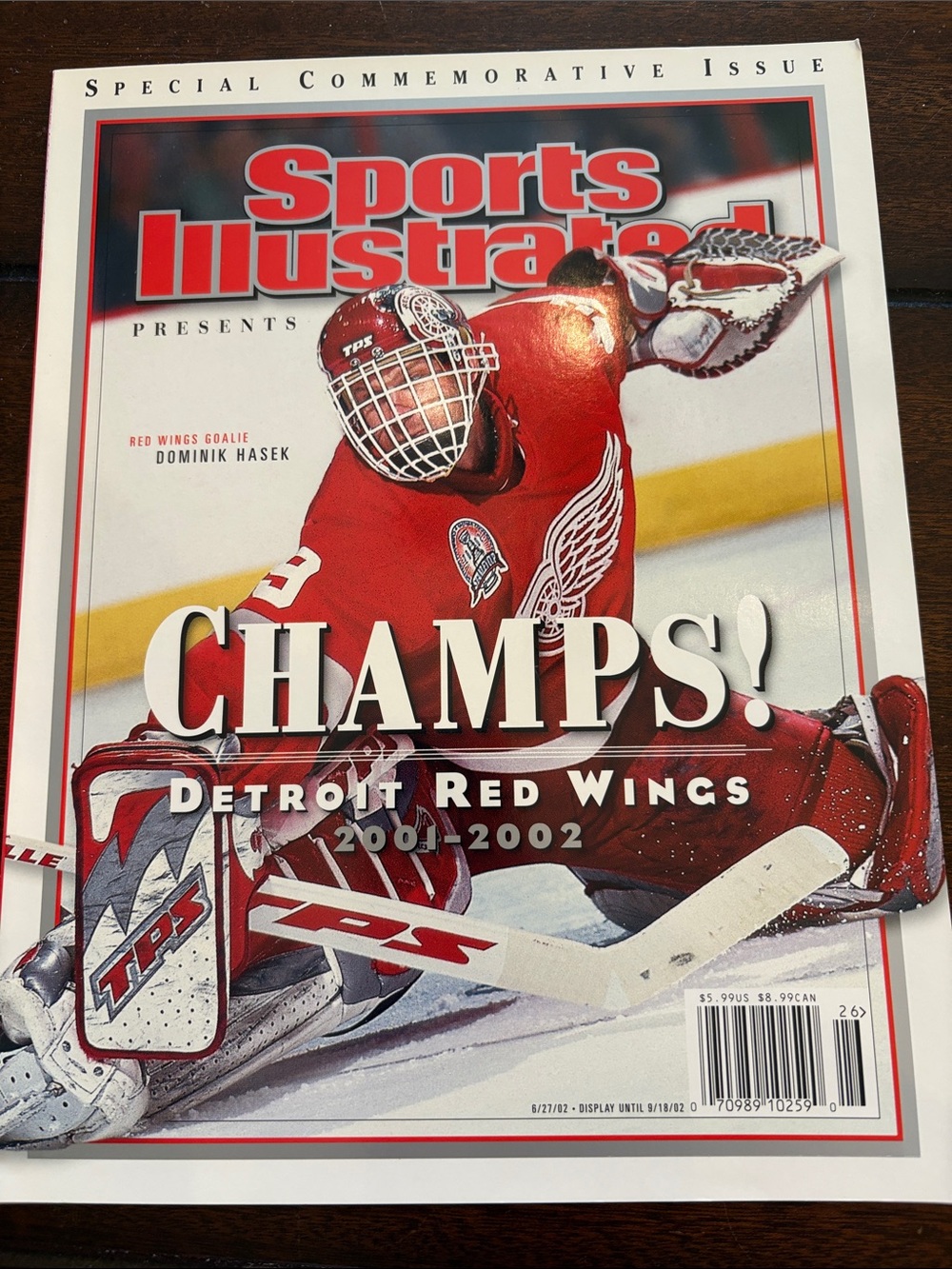 Sports Illustrated Commemorative Issue Detroit Red Wings Champs 2001-2002